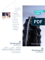 Worthingtons Solicitors Belfast - Family Law Leaflet 2012