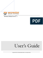 User's Guide: Wowza Media Server 3