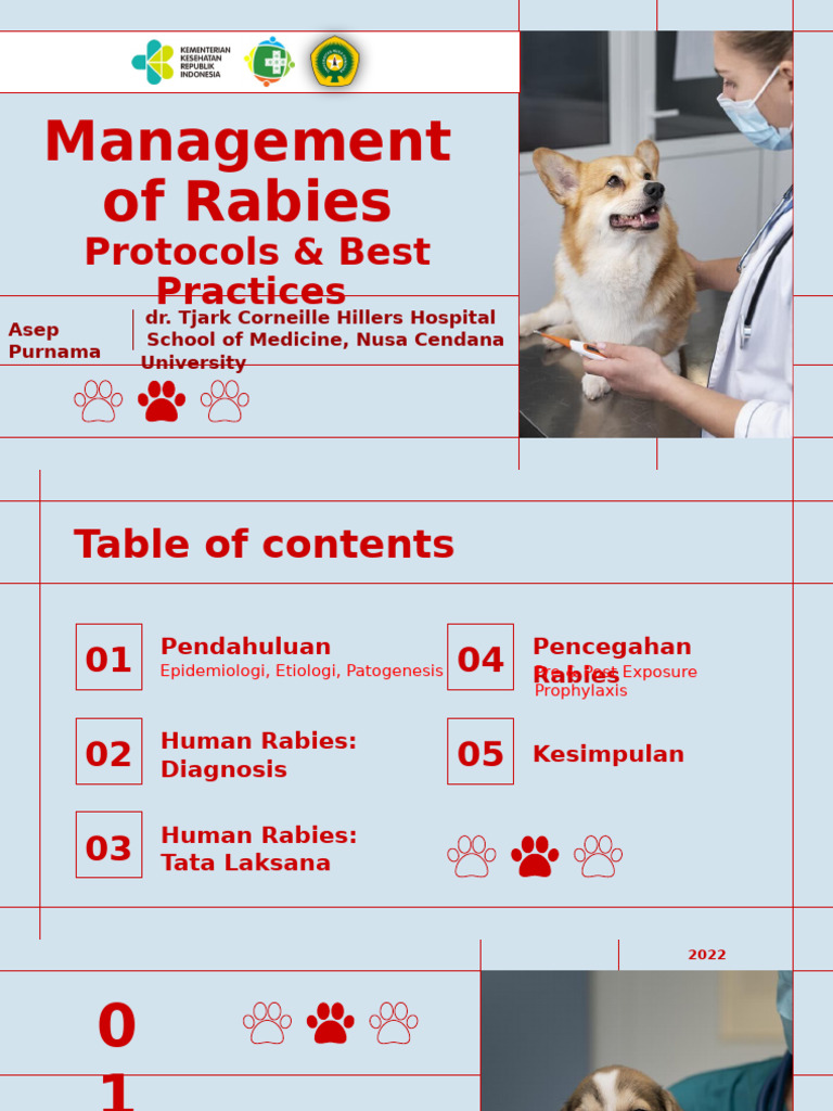 Management of Rabies: Protocols & Best Practices | PDF