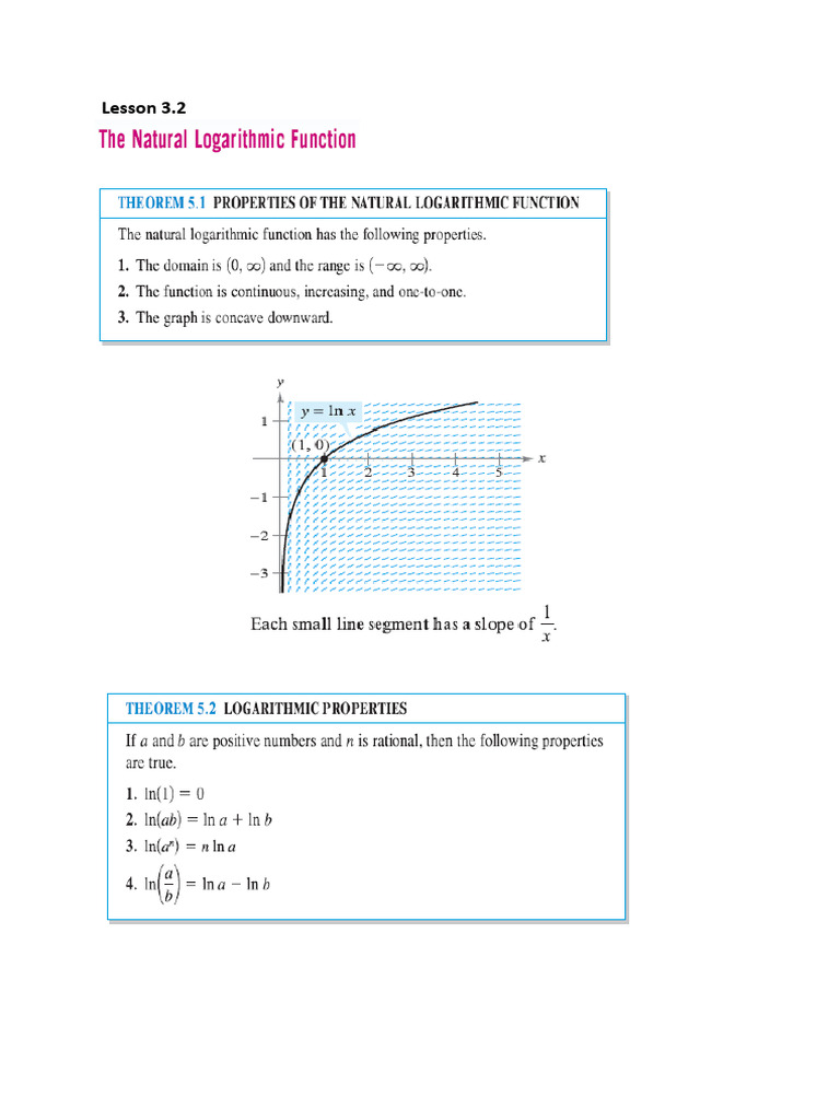 Math 1e Lesson 3.2 | PDF