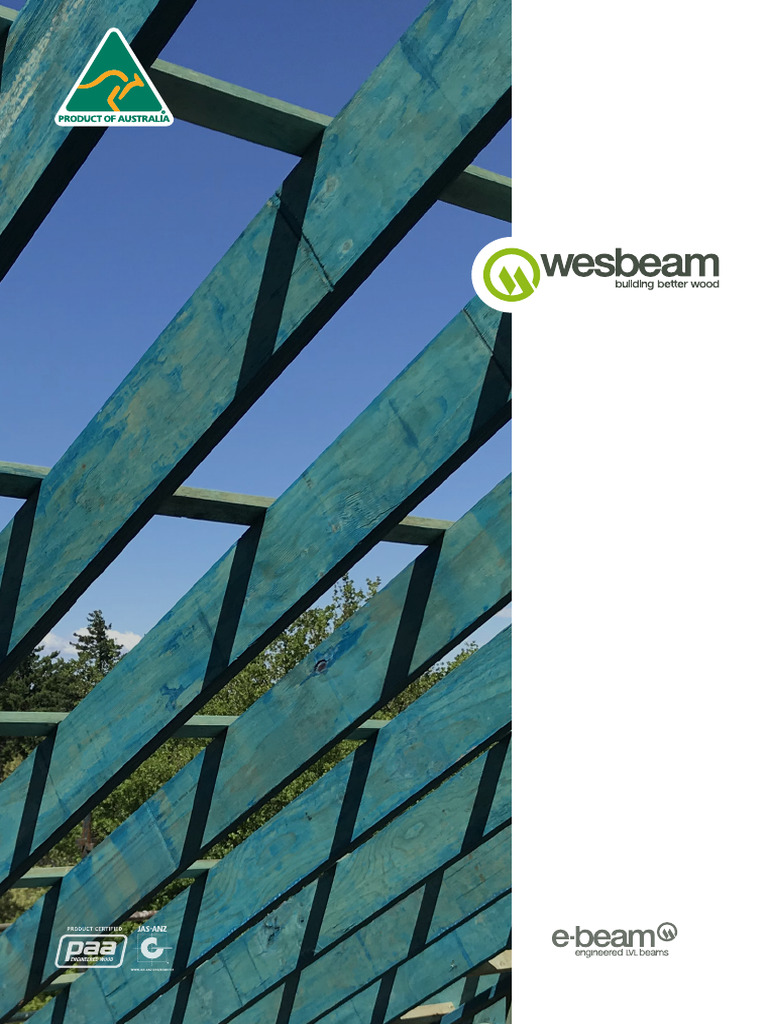 WESB0674 e Beam Brochure AUG24 | PDF | Lumber | Beam (Structure)