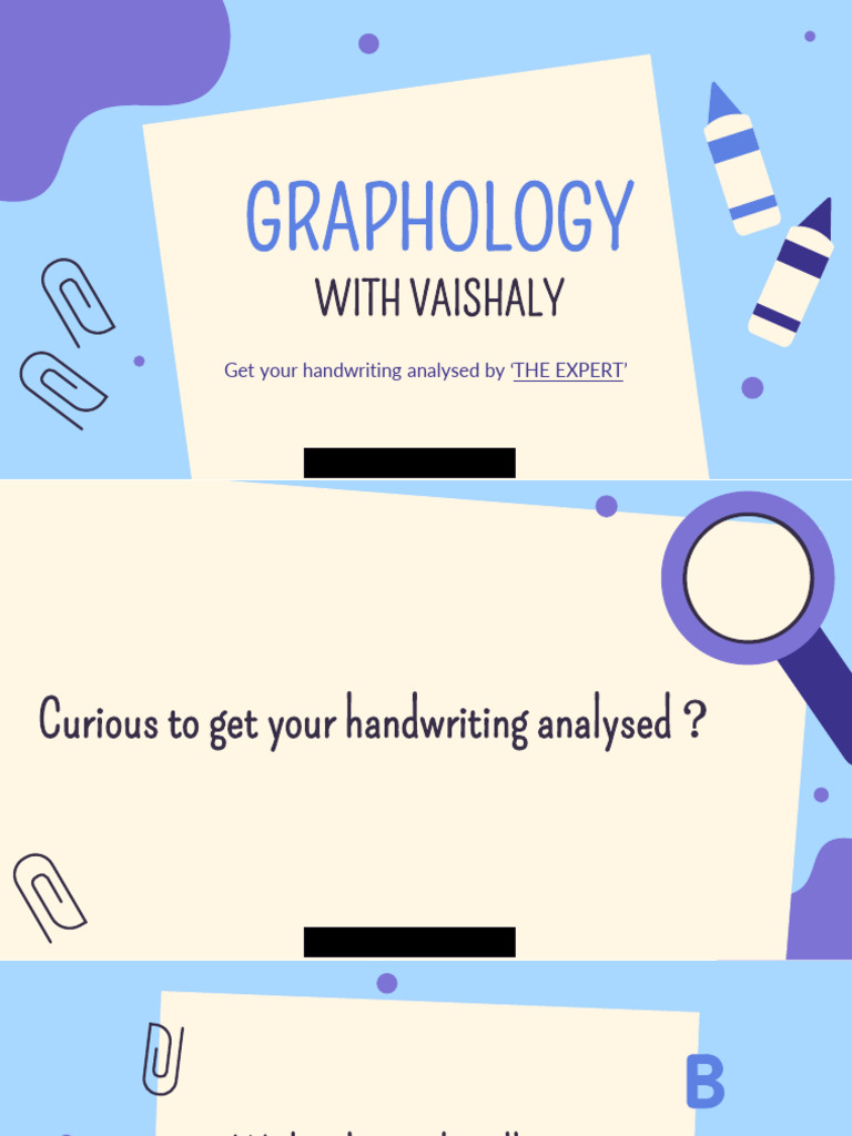 Graphology With Vaishaly | PDF | Graphology | Psychology