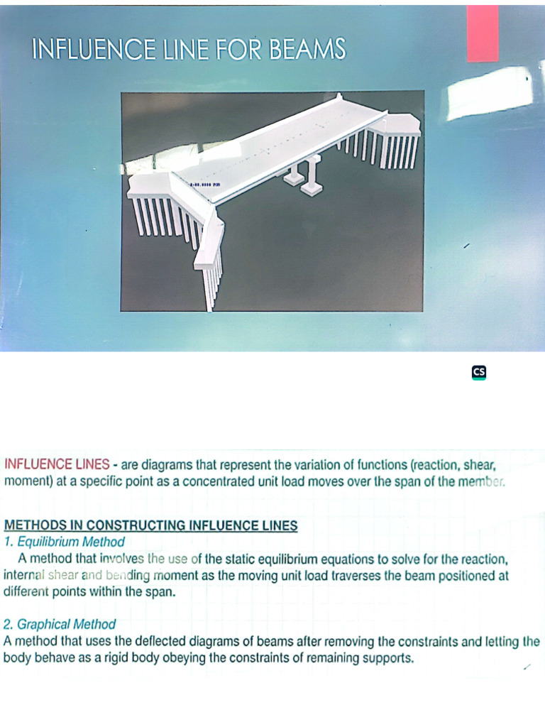 Bridge Influence Line | PDF