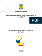 Programul Operational Regional 2007-2013_august_07