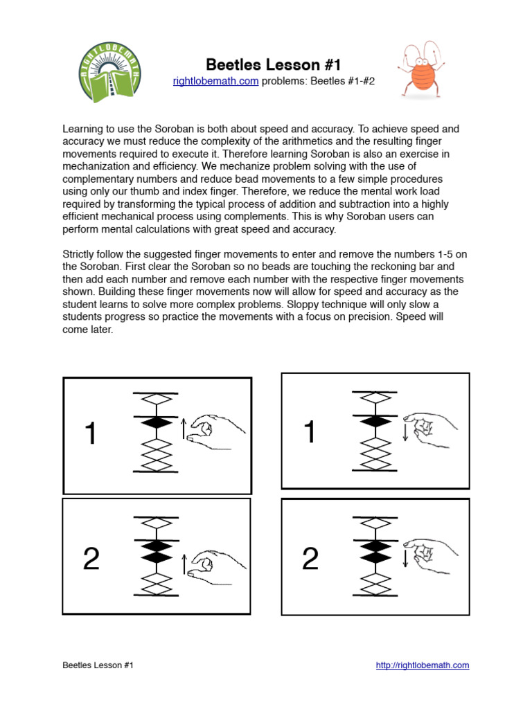 Beetles Curriculum Lesson 1 | PDF
