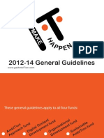 General Guidelines - Make:IT:Happen Fund