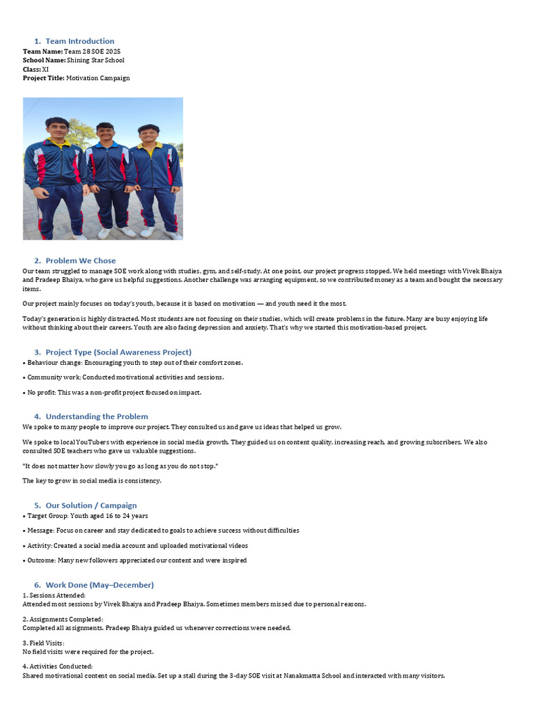 Team 28 Team Submission | PDF