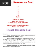 Download Tingkat Kesukaran Soal  by Rahmad Hasibuan SH SN98859775 doc pdf