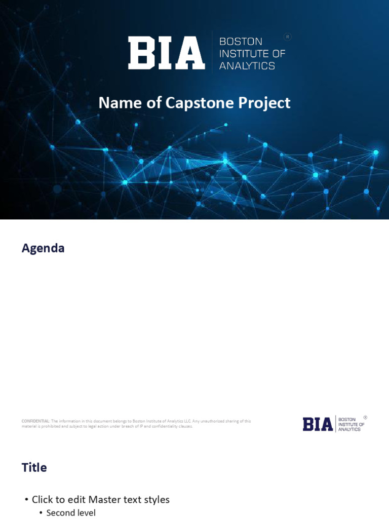 Capstone PPT Template | PDF