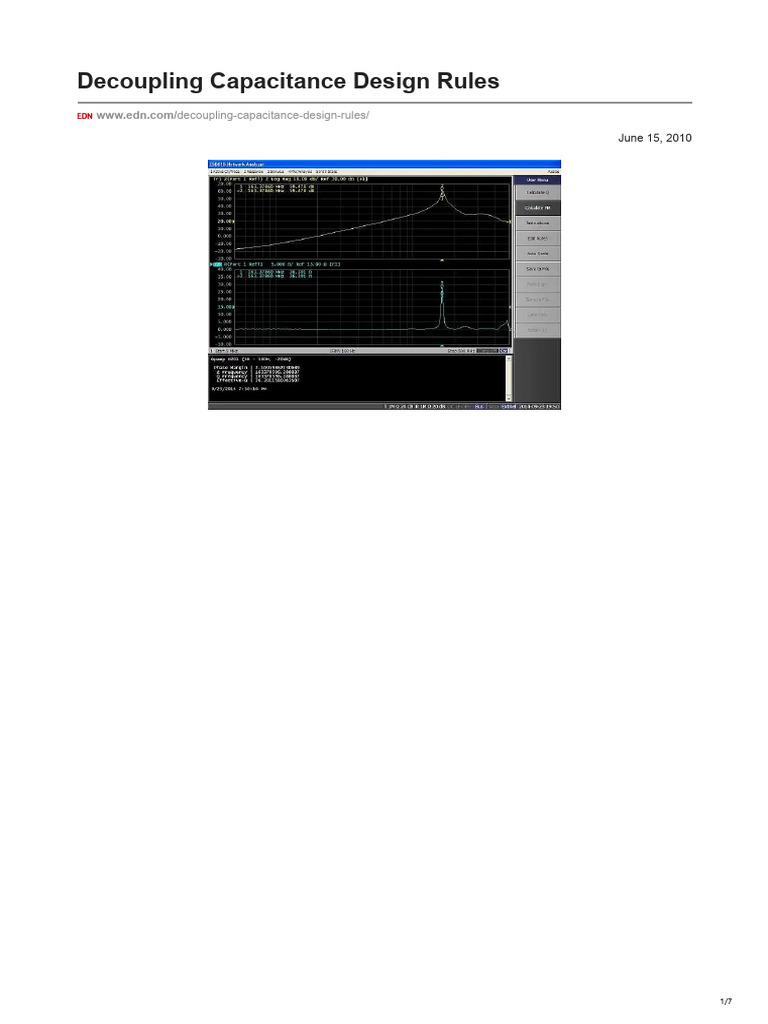 edn.com-Decoupling Capacitance Design Rules (1) | PDF | Capacitor ...