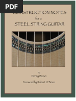 Download Construction Notes for a Steel String Guitar - Sample by Dennistoun SN98860962 doc pdf