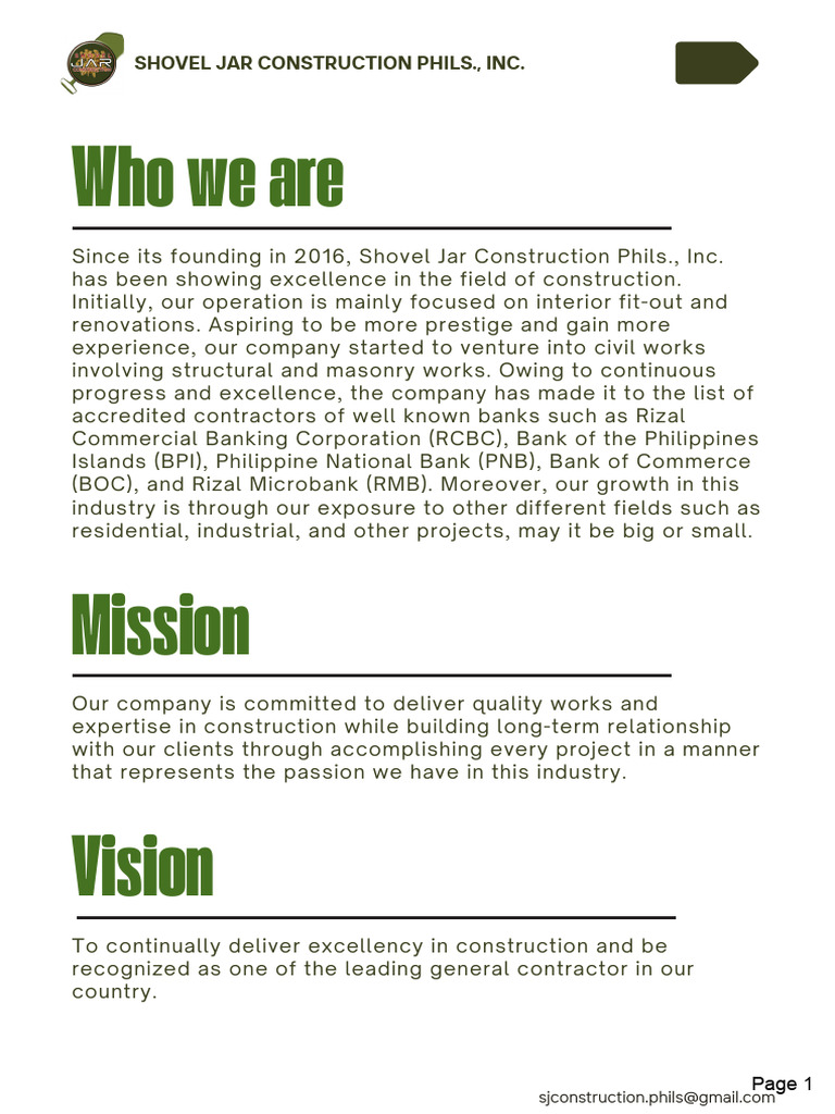 Mission and Vision | PDF