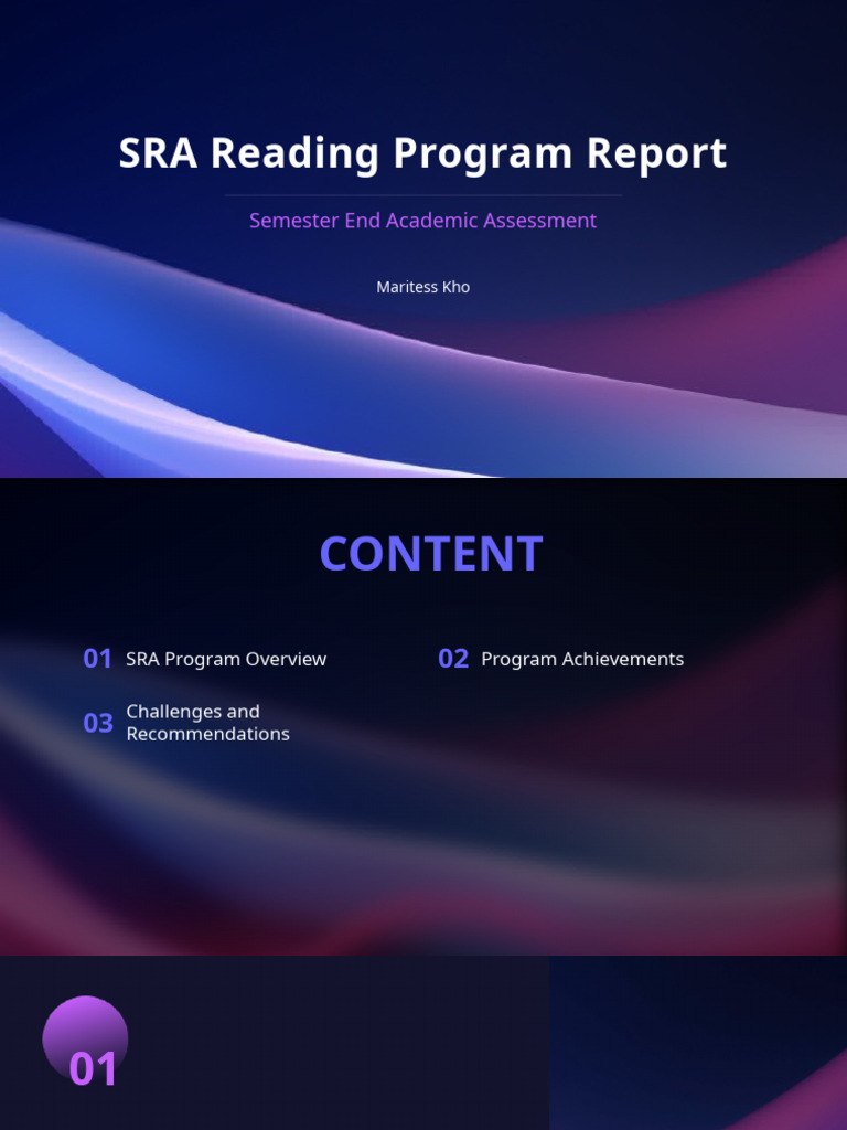 SRA Reading Program Report | PDF | Reading Comprehension | Learning