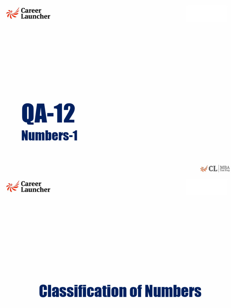 QA 12 Numbers - 1 Q_New | PDF | Rational Number | Numbers