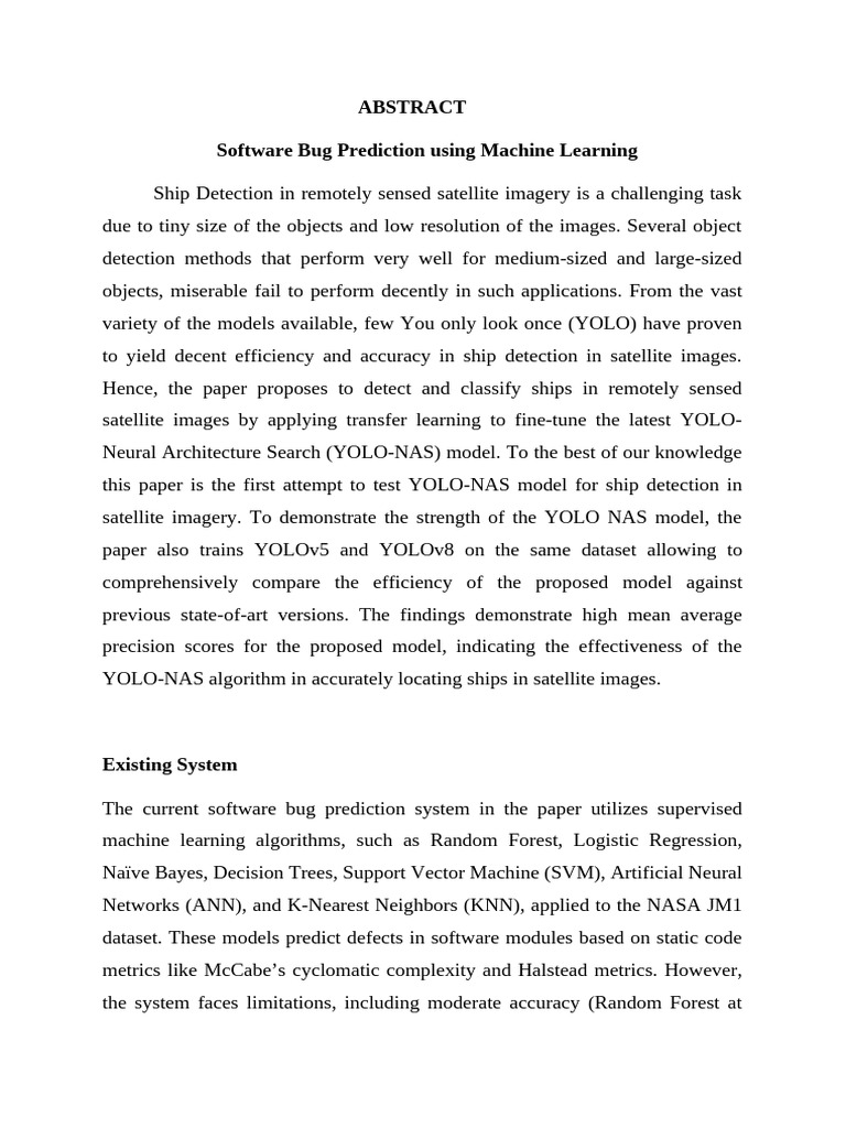 C061.Software Bug Prediction Using Machine Learning | PDF | Machine ...