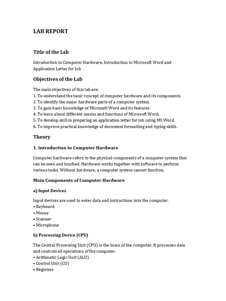 Final Complete Lab Report Asmita Kumari Yadav | PDF | Computer Hardware ...