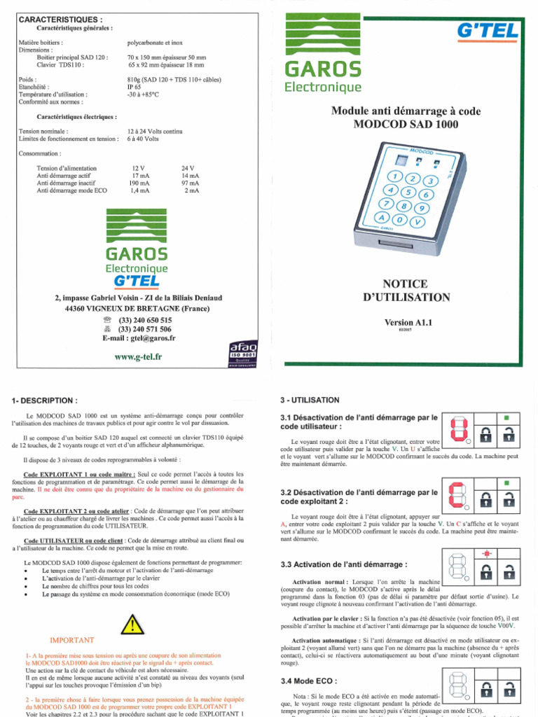 MODCOD | PDF | Biens manufacturés | Électrotechnique
