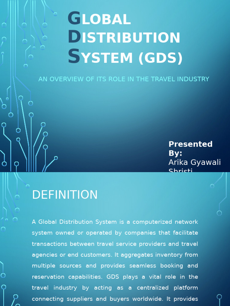 Global Distribution System Presentation | PDF