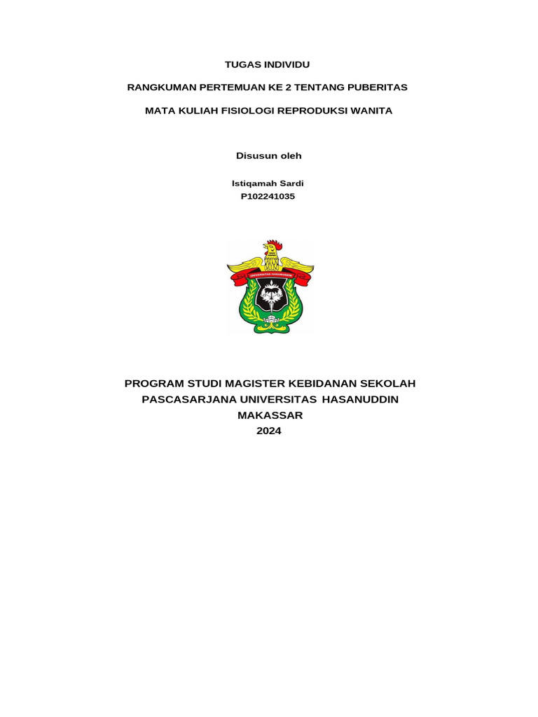 Tugas Dr. Irfan 3 by Istiqamah Sardi | PDF