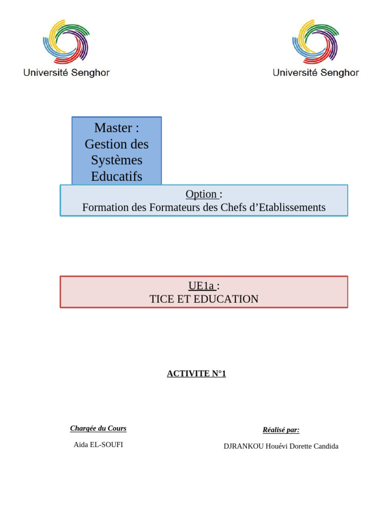 Tice Et Éducation | PDF | Informatique
