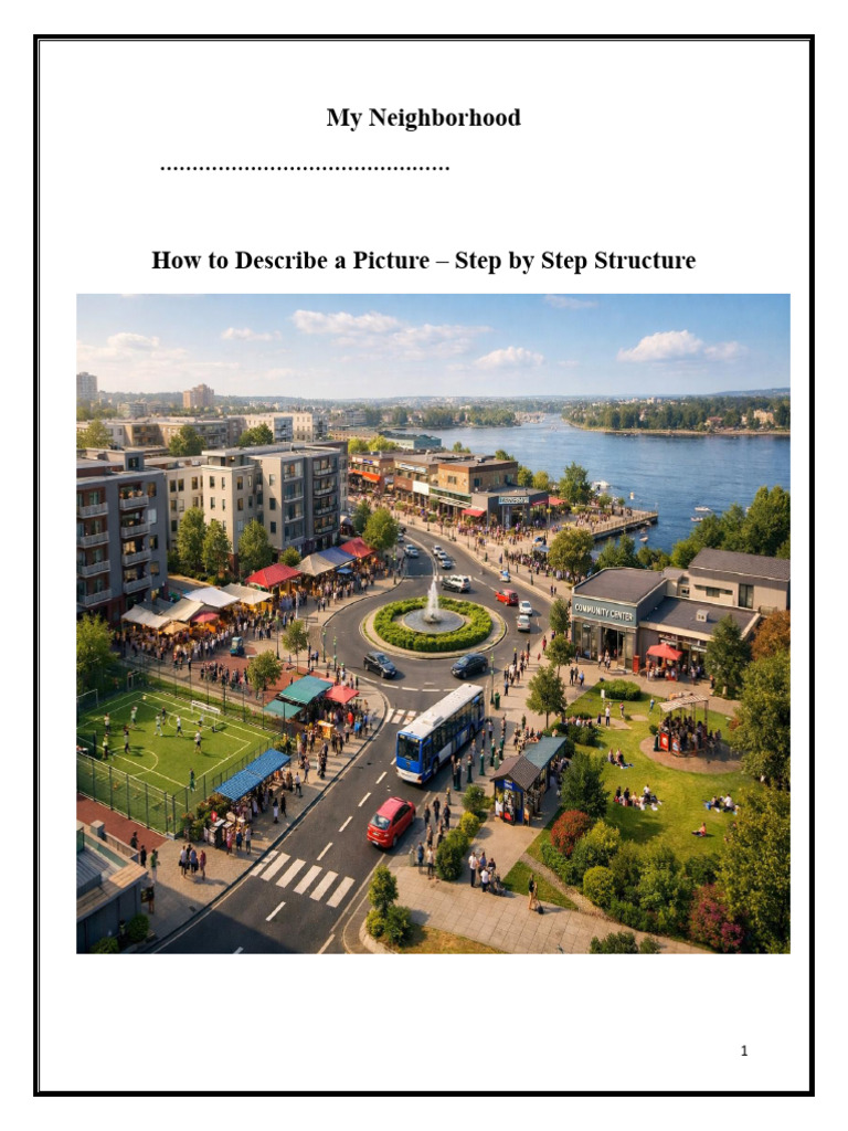 How To Describe A Picture Step by Step | PDF | Linguistics