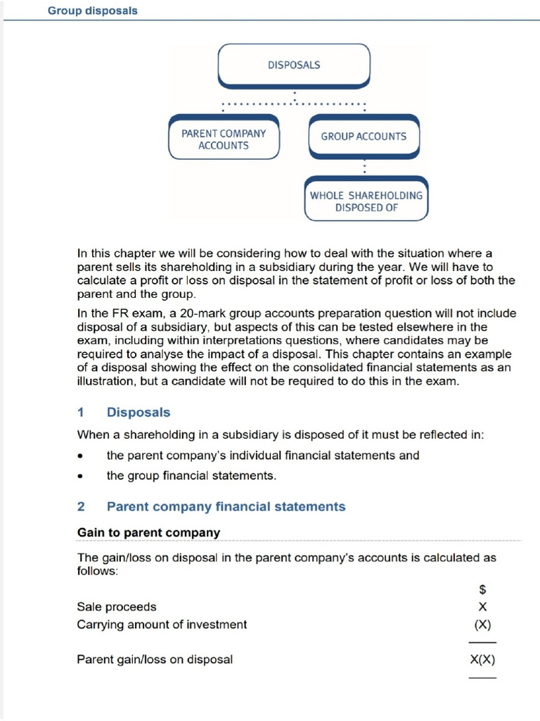 Group Disposal - Control To Zero Control | PDF