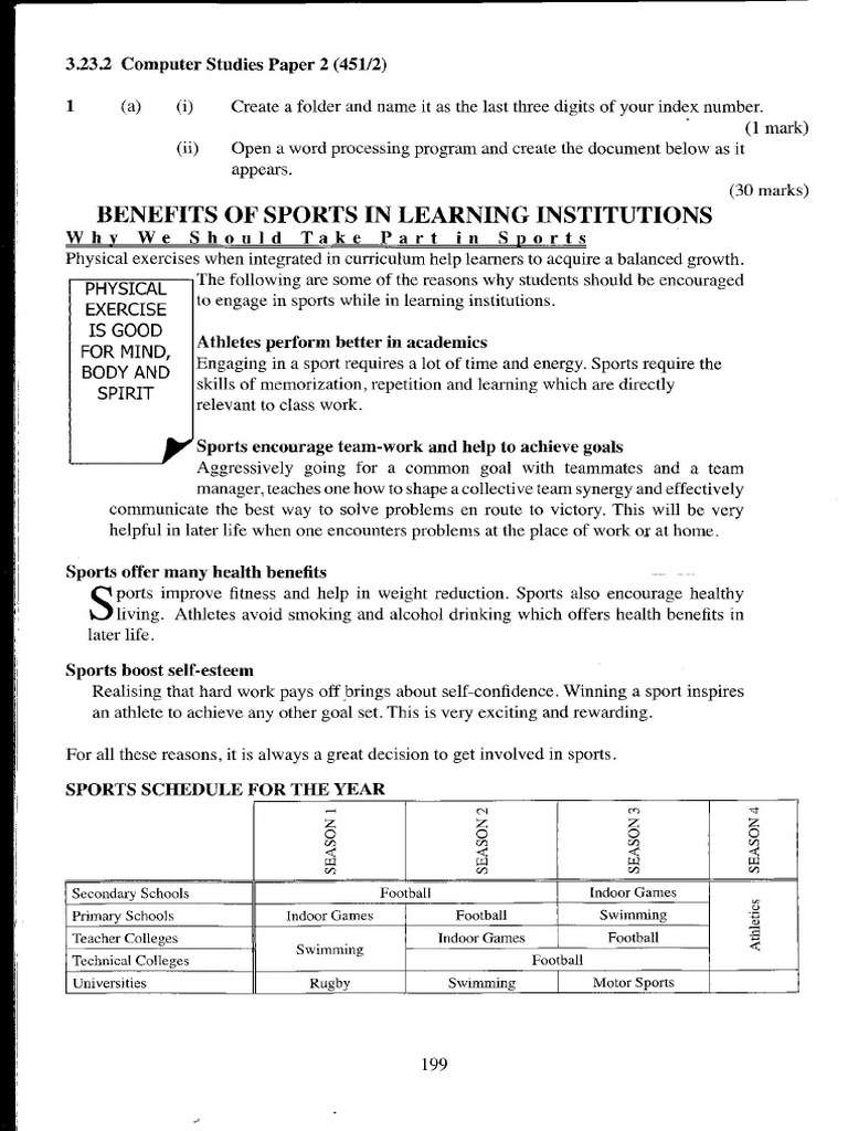 2015 Kcse Computer 451 - 2 | PDF