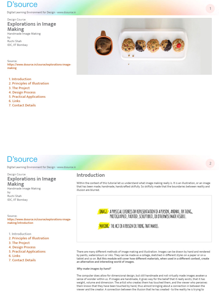 Explorations Image Making Handmade Image Making | PDF | Image