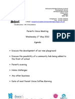 Britannia Bridge Primary School Letterhead Agenda