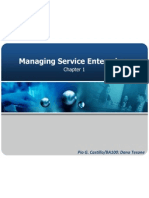 Chapter 1: Managing Service Enterprises