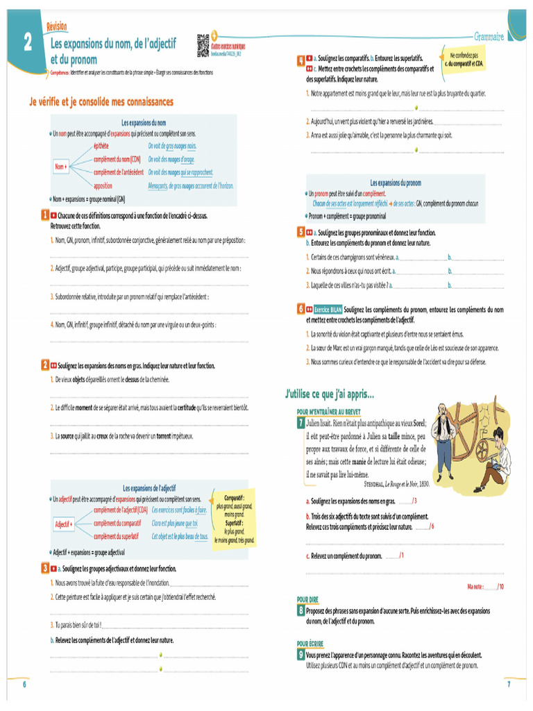 Grammaire Pages 6 Et 7 | PDF