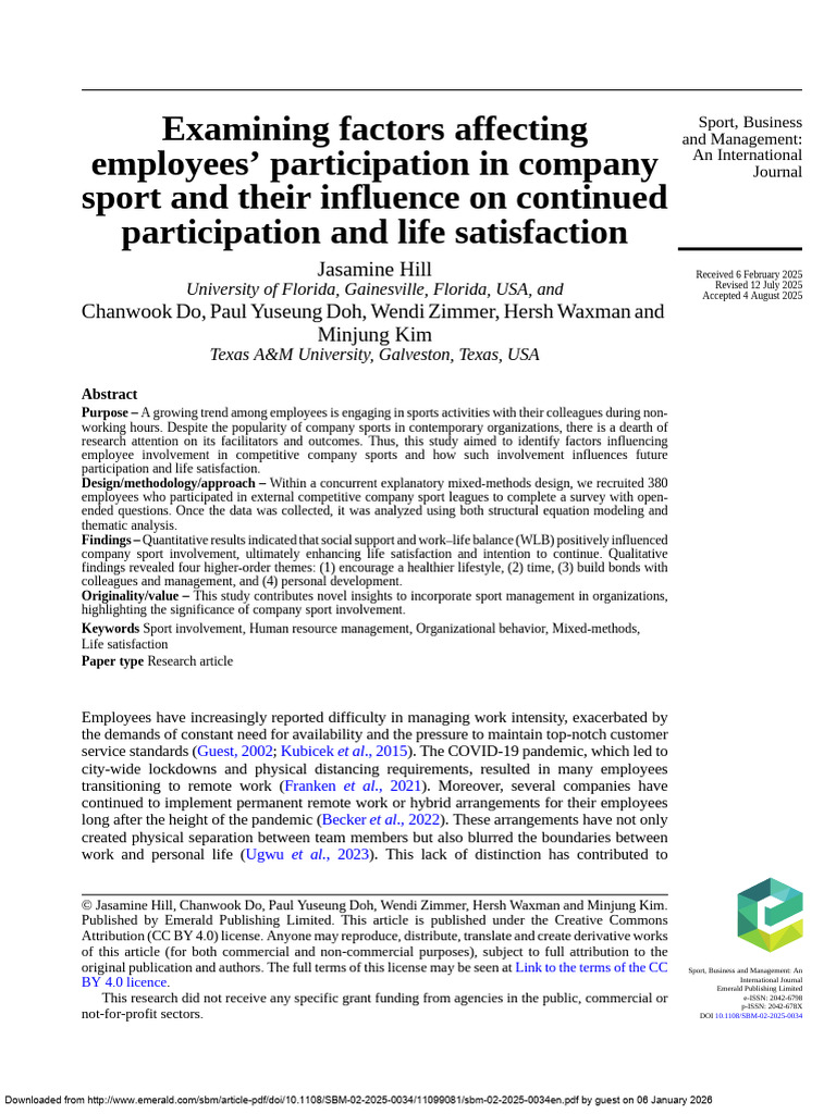 Examining Factors Affecting | PDF | Social Support | Quantitative Research
