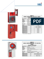 Model A Double Compartment Hose Reel Cabinet