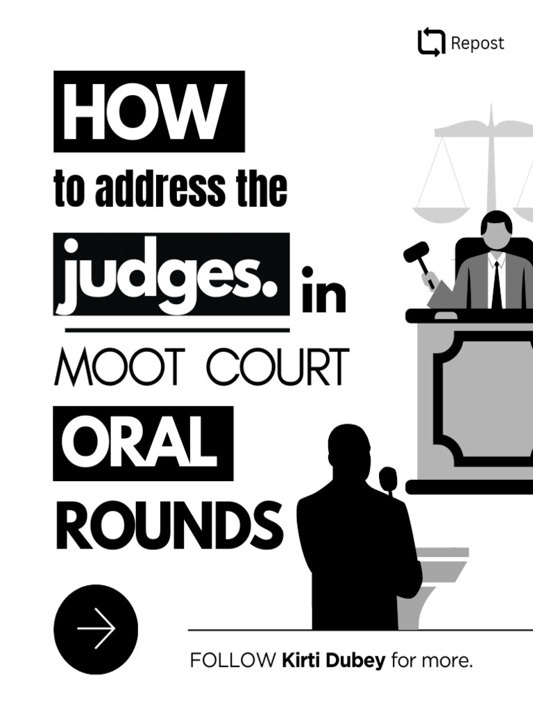 How To Address Judges in Moot Court Oral Rounds 1751300728 | PDF ...