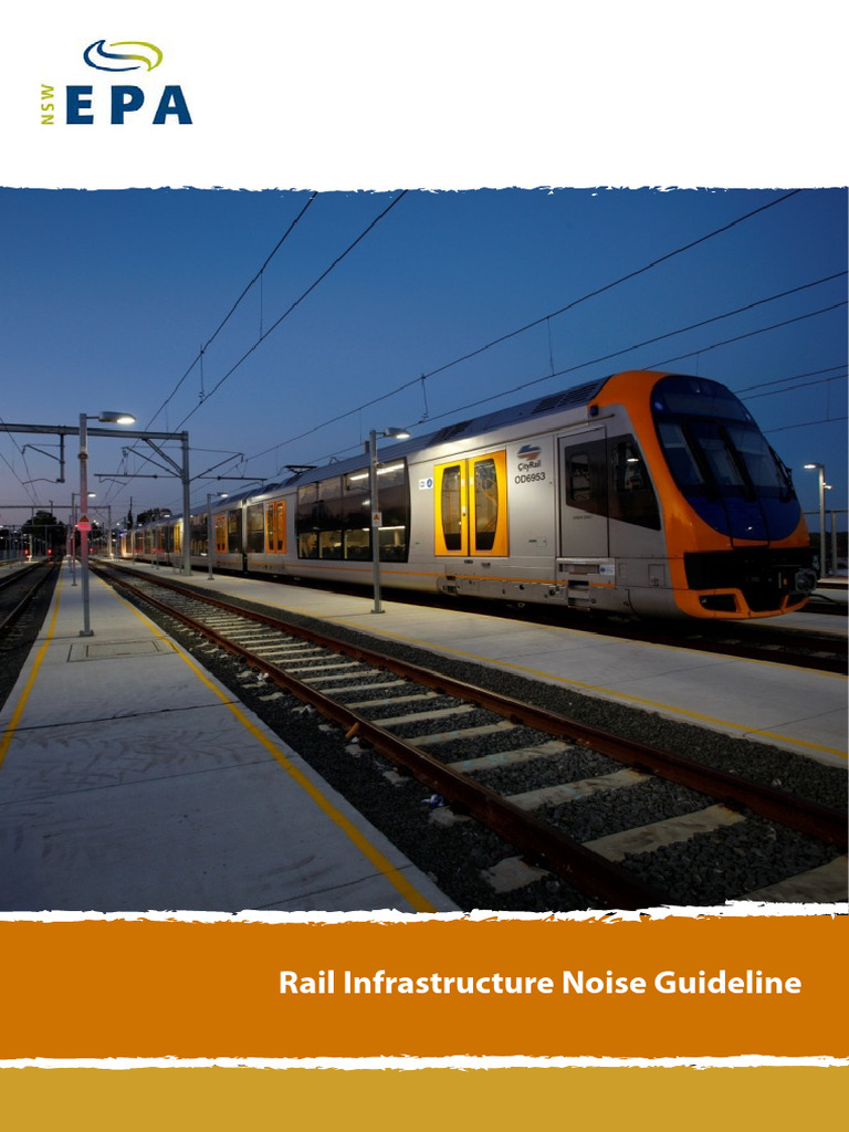 Epa Rail Infrastructure Noise Guidelines | PDF | Rail Transport | Noise
