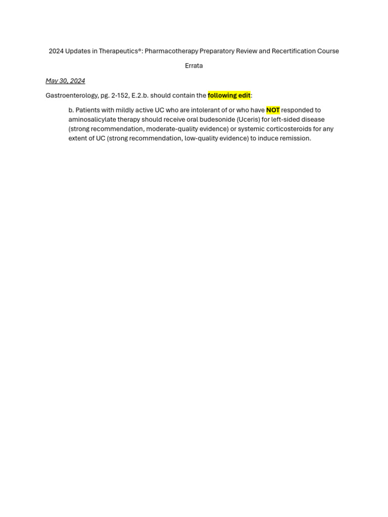 Errata | PDF
