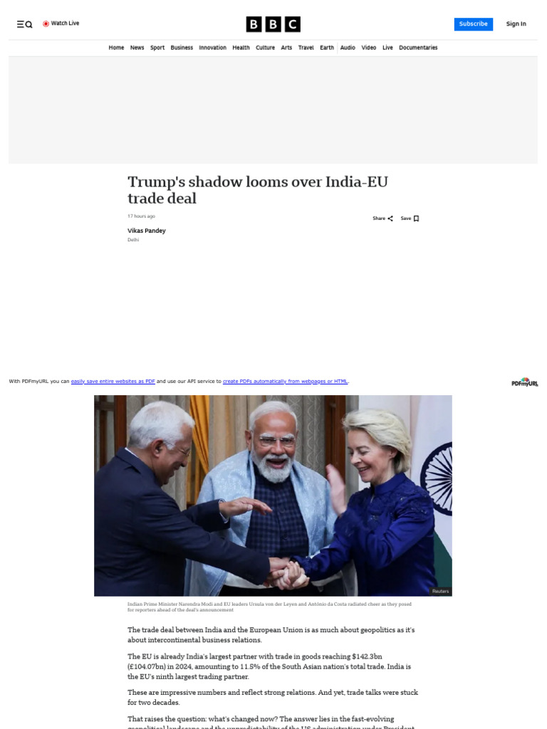 Www Bbc Com News Articles c75x9wqwz40o | PDF | International Relations