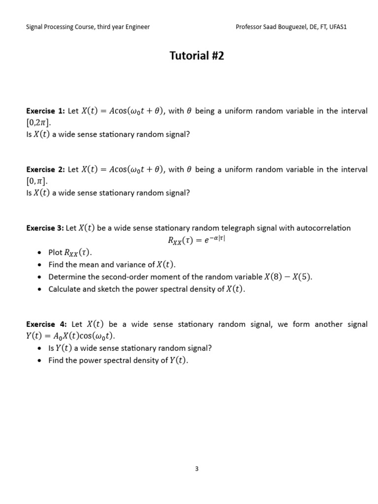 Tutorial 2 | PDF