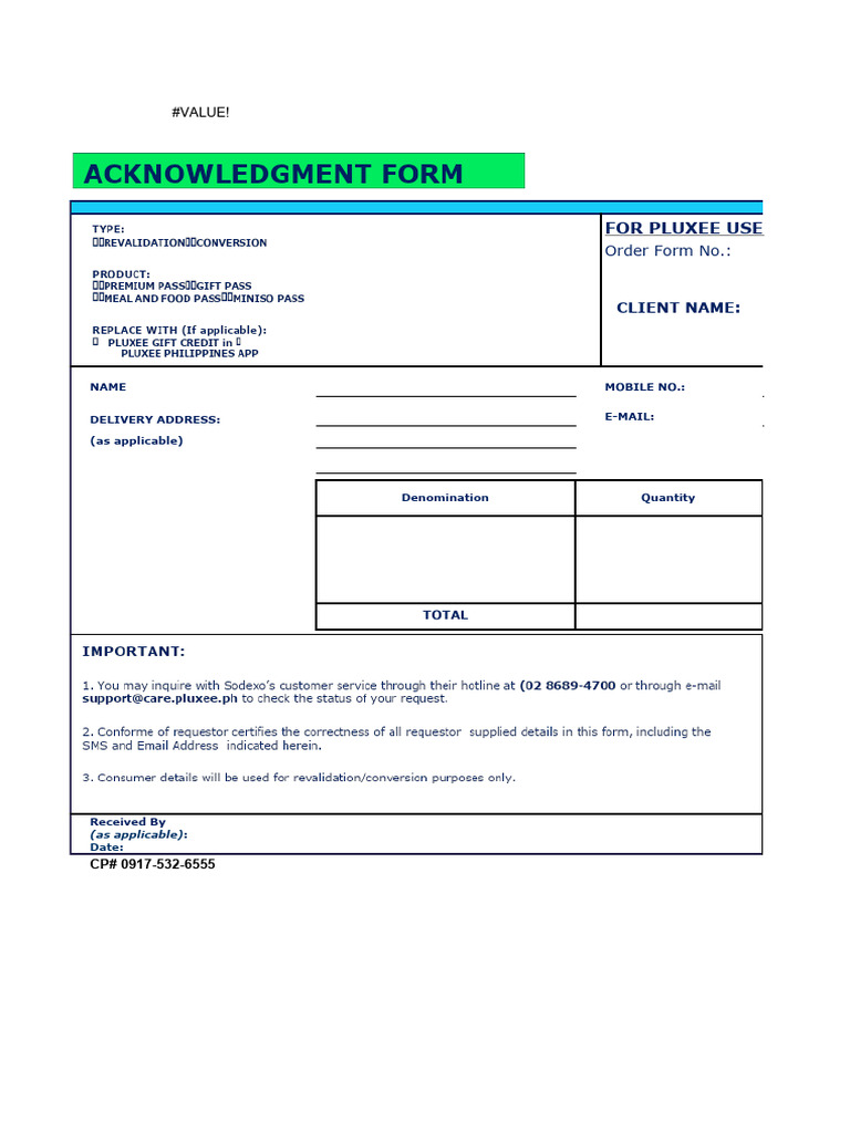 Acknowledgement | PDF