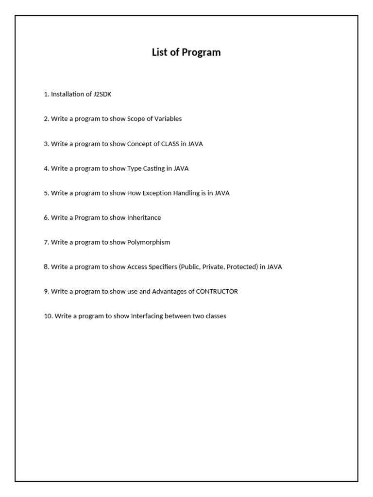 CS406 Programming Practices | PDF | Scope (Computer Science) | Class ...