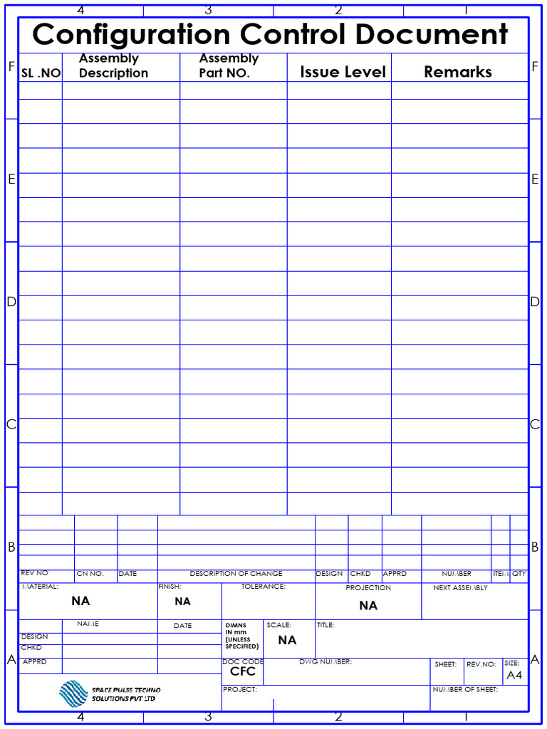 Configuration Control Document | PDF