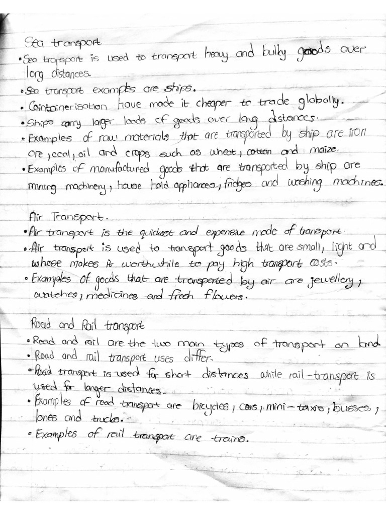 Geography Notes | PDF
