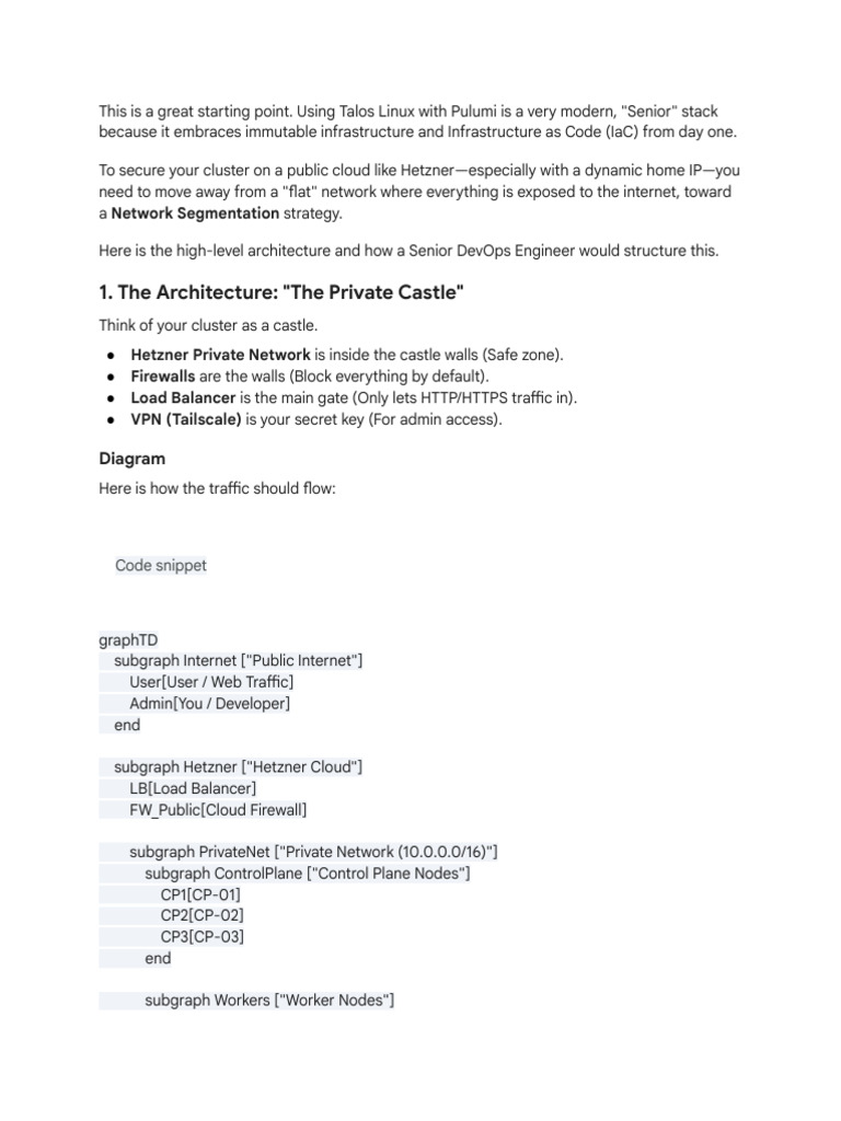 Securing Kubernetes Cluster With Talos | PDF | Port (Computer ...
