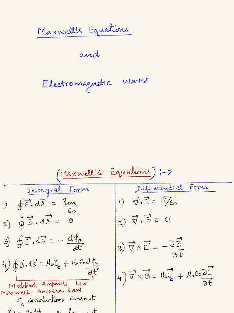 Em Waves 1 | PDF | Waves | Electrodynamics