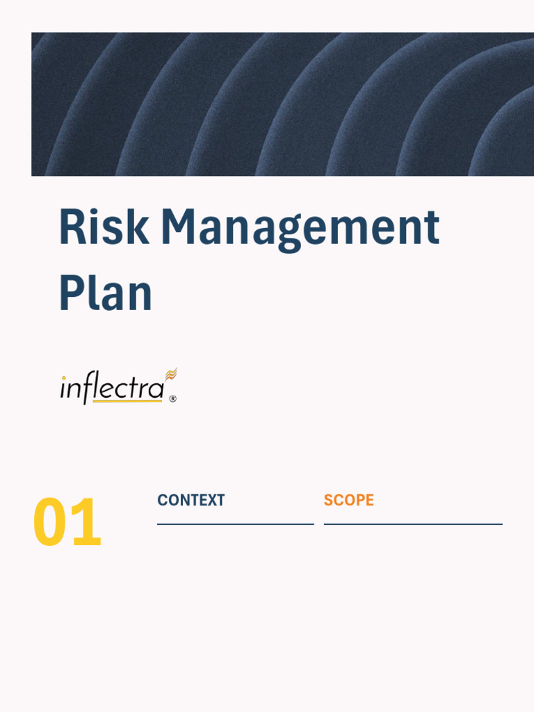 Inflectra Risk Management Plan Template PDF | PDF