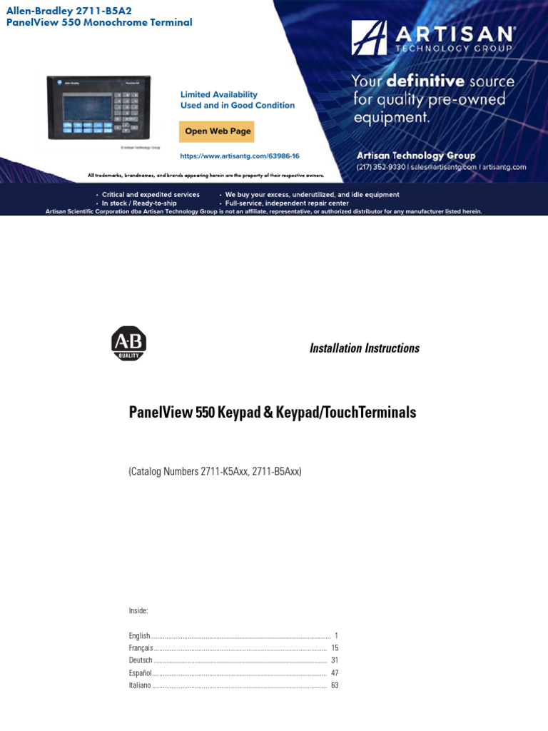 Info AB PV550 Installation Manual | PDF | Direct Current | Alternating ...