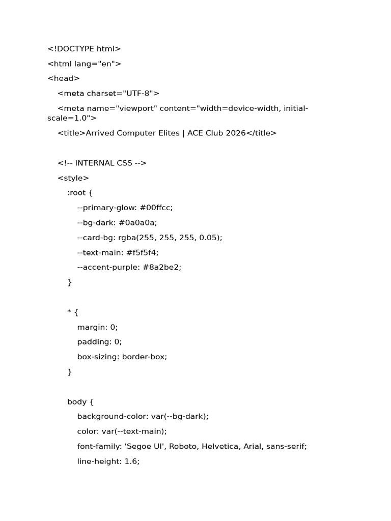 DOCTYPE HTML | PDF | Computer Engineering | Computer Science