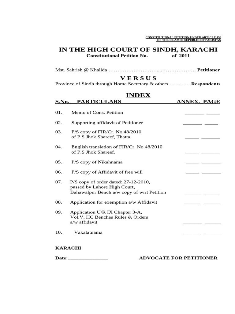 C.P Sahrish Shoro | PDF | Sindh | Affidavit