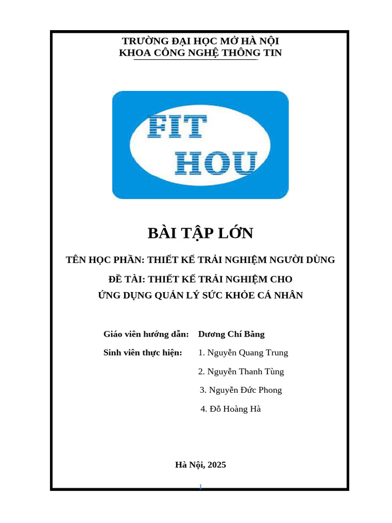 BTL TKTNND Nhóm 9 | PDF