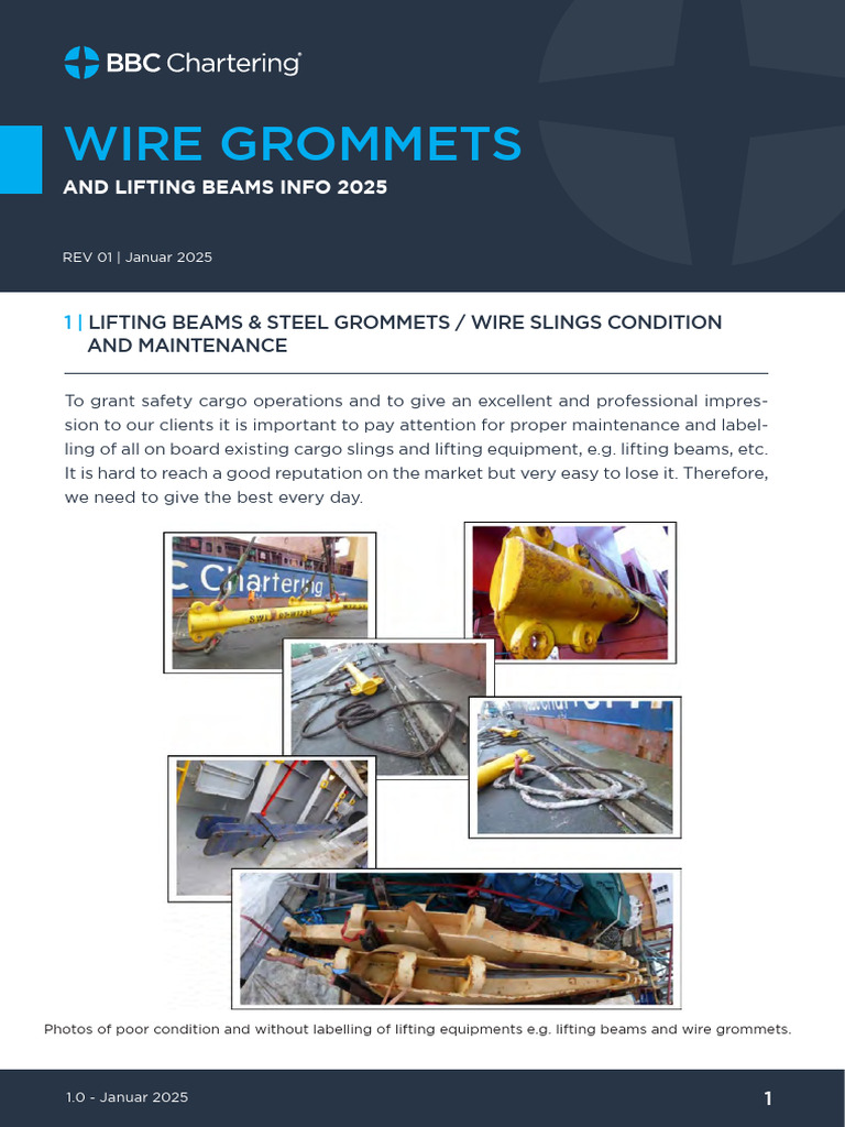 Wire Grommets and Lifting Beams 2 | PDF | Manufactured Goods